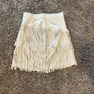 NWT fringe skirt